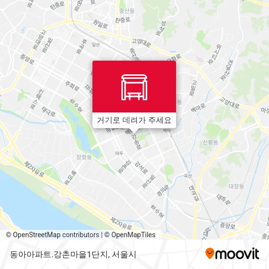 동아아파트.강촌마을1단지 지도