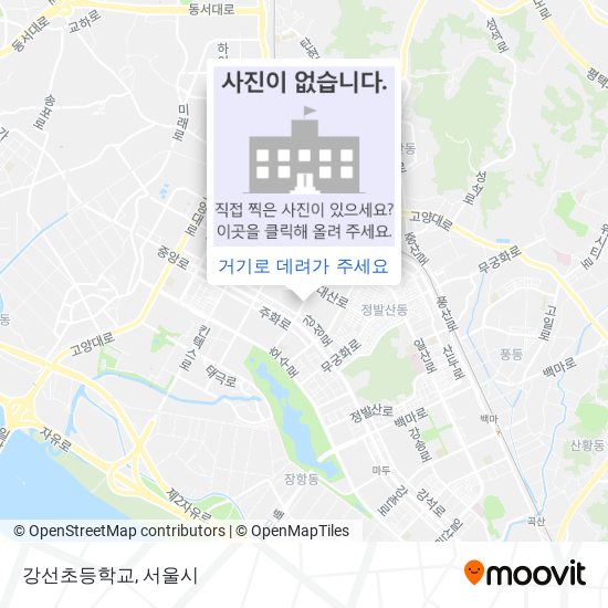 강선초등학교 지도