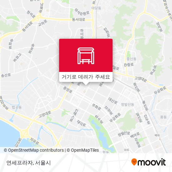 연세프라자 지도