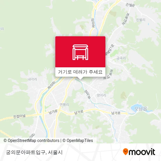 궁의문아파트입구 지도