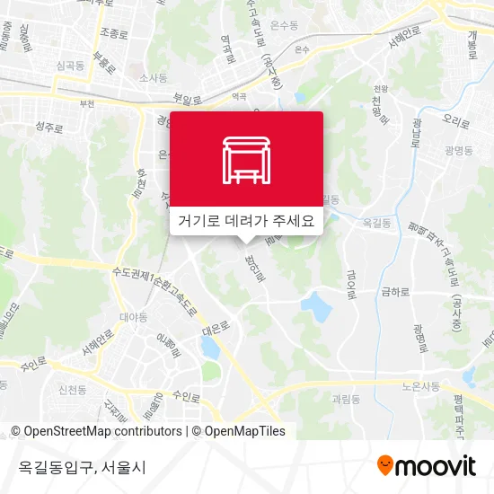 옥길동입구 지도