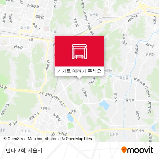 만나교회 지도