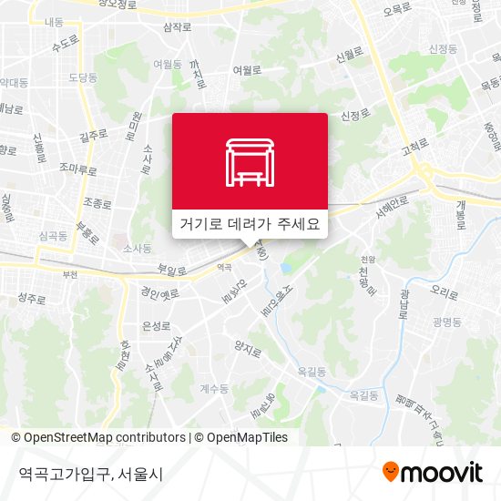 역곡고가입구 지도