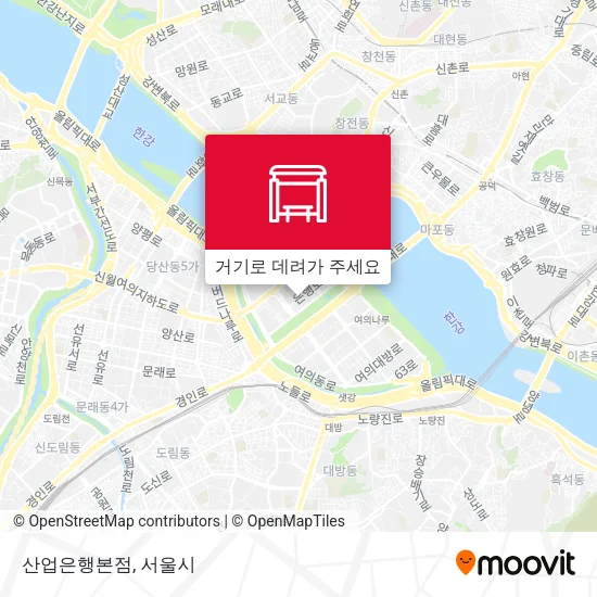 산업은행본점 지도