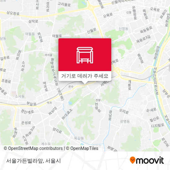 서울가든빌라앞 지도