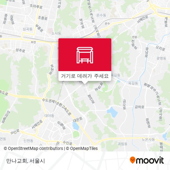 만나교회 지도