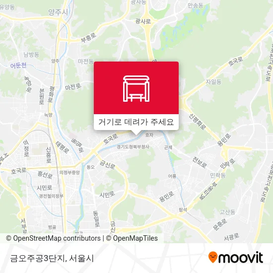 금오주공3단지 지도