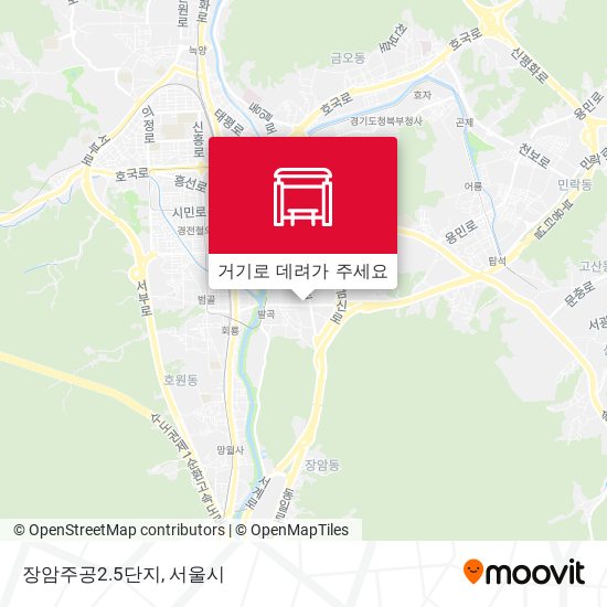 장암주공2.5단지 지도