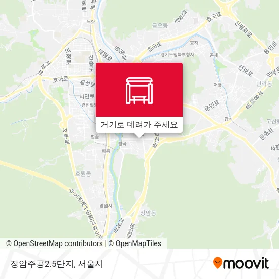 장암주공2.5단지 지도