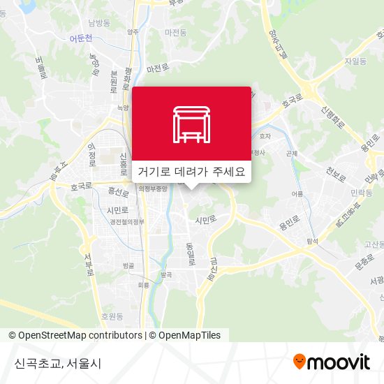 신곡초교 지도