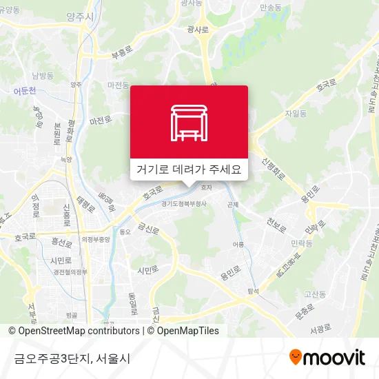 금오주공3단지 지도