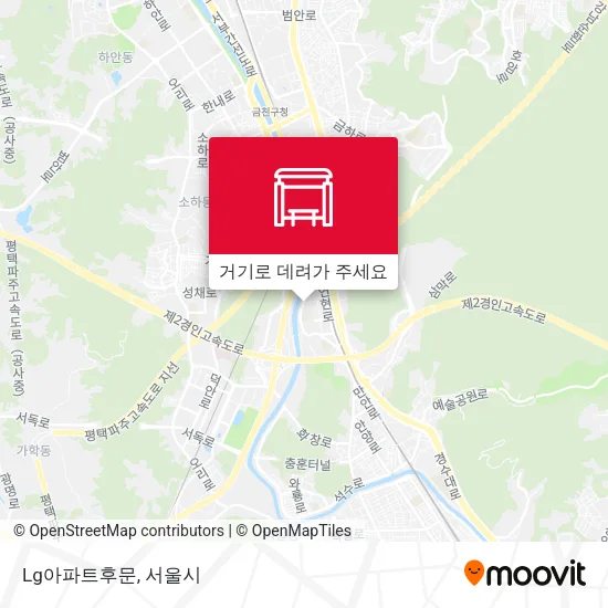 Lg아파트후문 지도