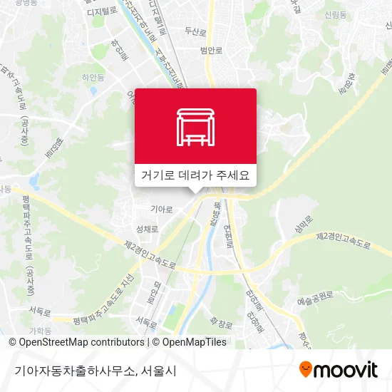 기아자동차출하사무소 지도