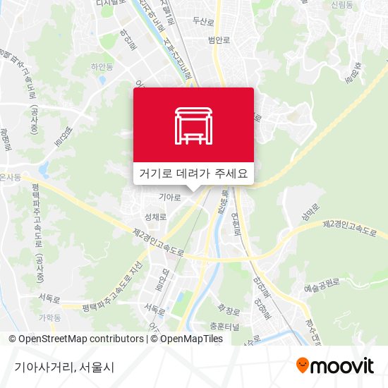 기아사거리 지도