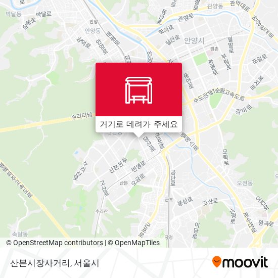 산본시장사거리 지도