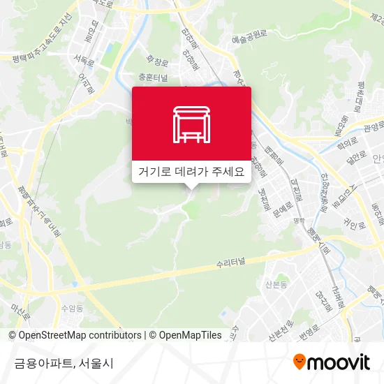 금용아파트 지도