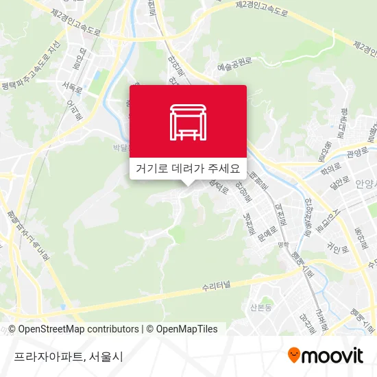 프라자아파트 지도