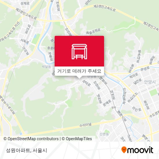 성원아파트 지도