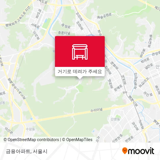 금용아파트 지도