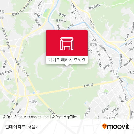 현대아파트 지도
