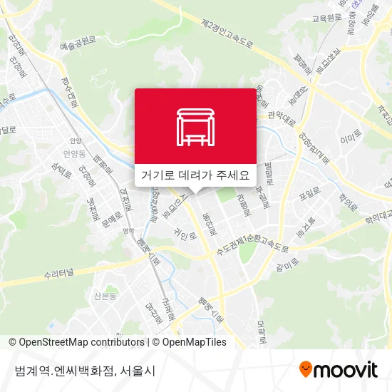 범계역.엔씨백화점 지도