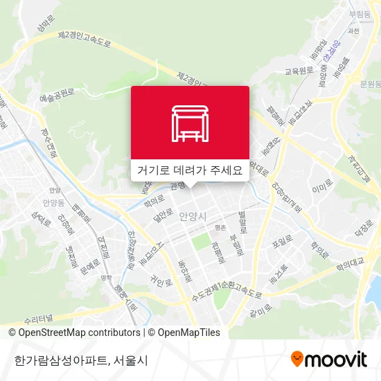 한가람삼성아파트 지도