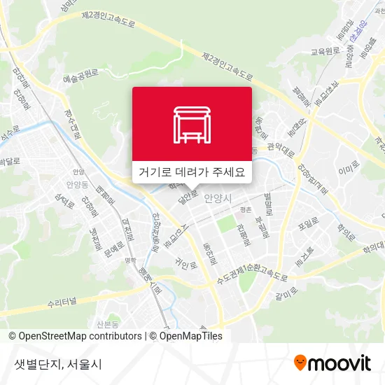 샛별단지 지도