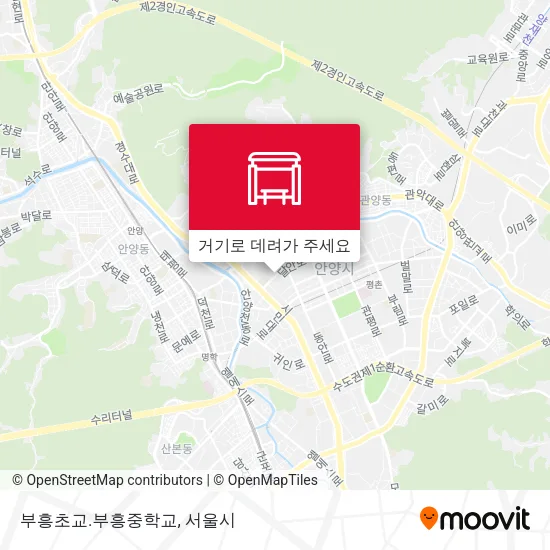 부흥초교.부흥중학교 지도
