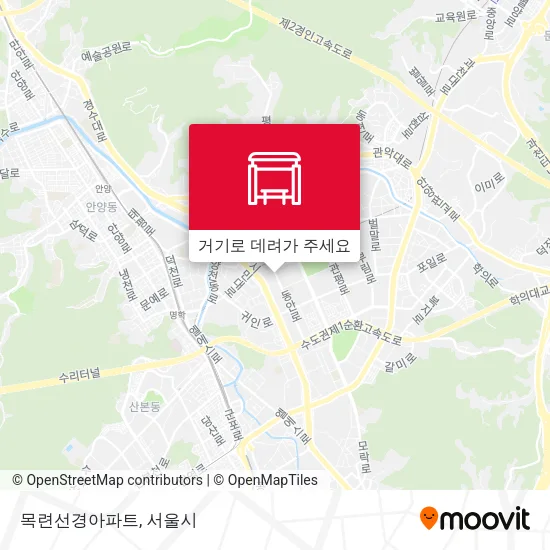 목련선경아파트 지도