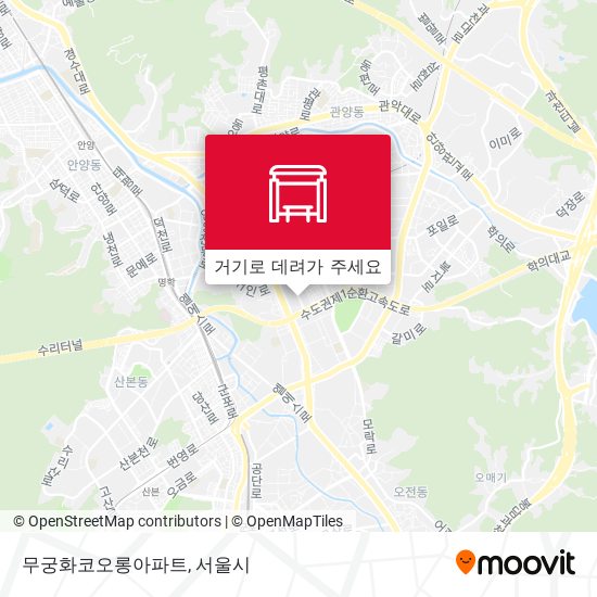 무궁화코오롱아파트 지도