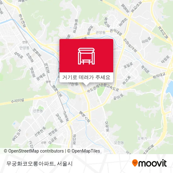 무궁화코오롱아파트 지도
