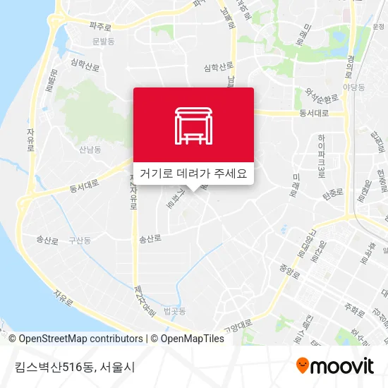킴스벽산516동 지도