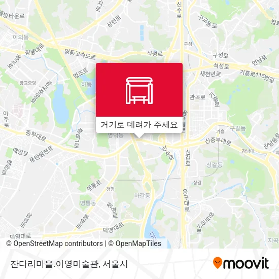 잔다리마을.이영미술관 지도