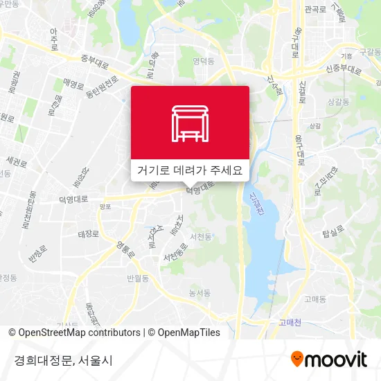 경희대정문 지도