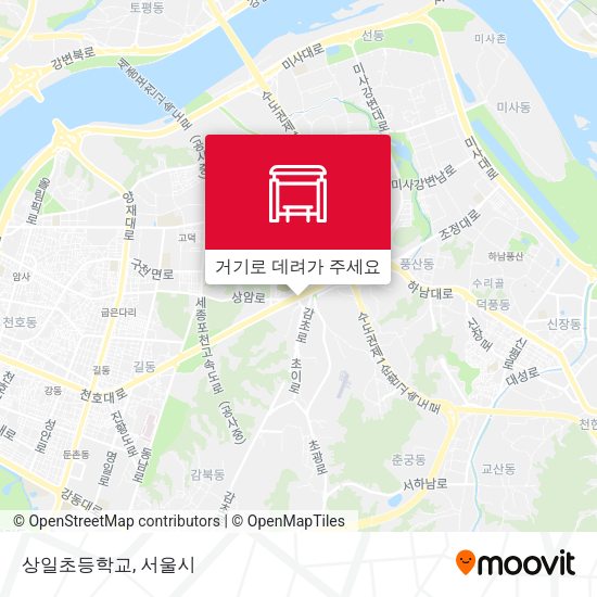 상일초등학교 지도