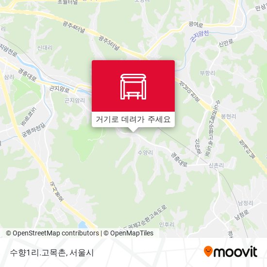 수향1리.고목촌 지도