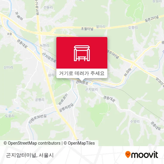 곤지암터미널 지도