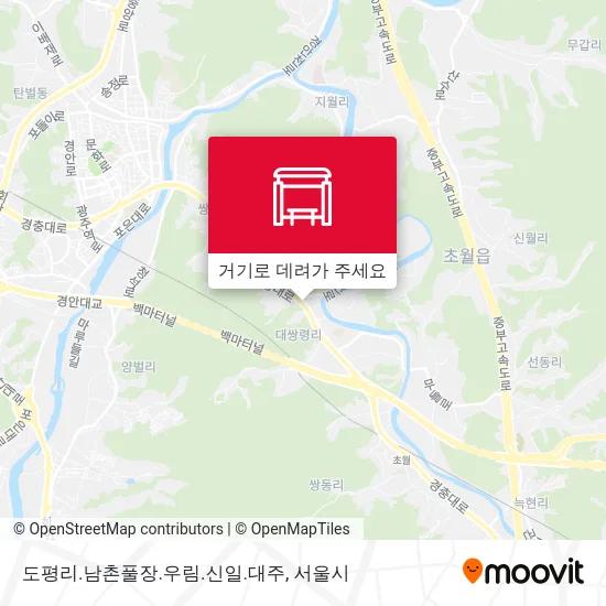 도평리.남촌풀장.우림.신일.대주 지도