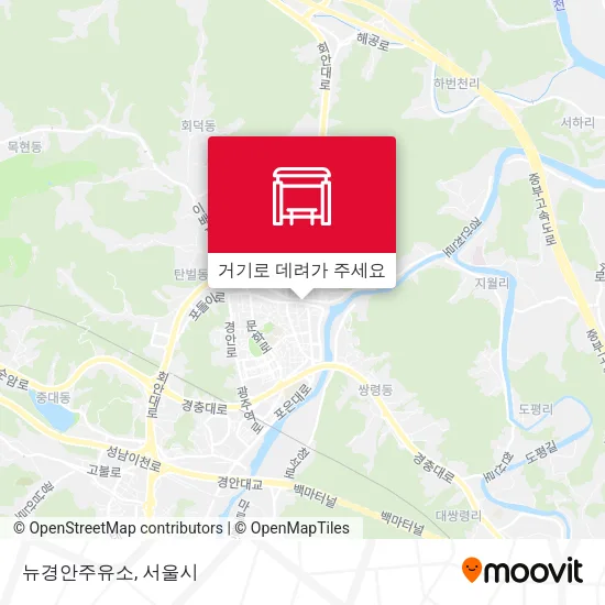 뉴경안주유소 지도