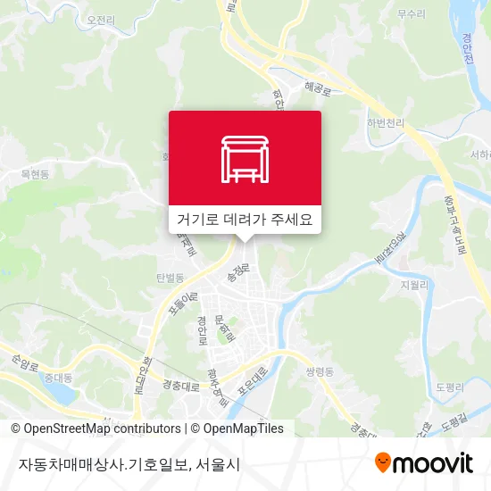 자동차매매상사.기호일보 지도