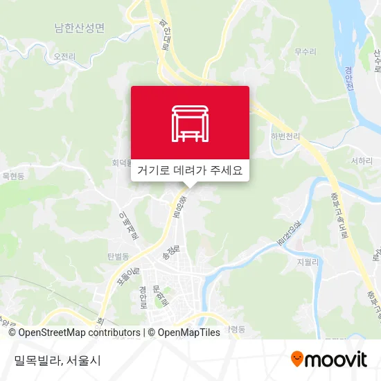 밀목빌라 지도