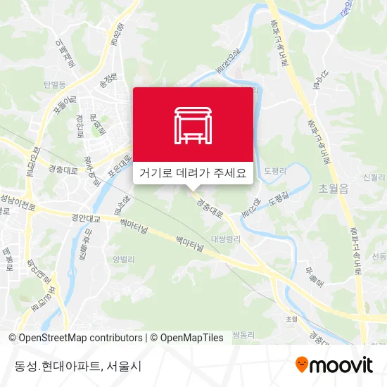 동성.현대아파트 지도