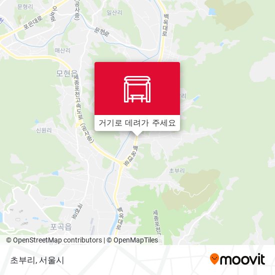 초부리 지도