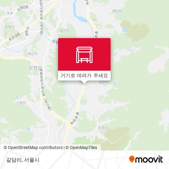 갈담리 지도