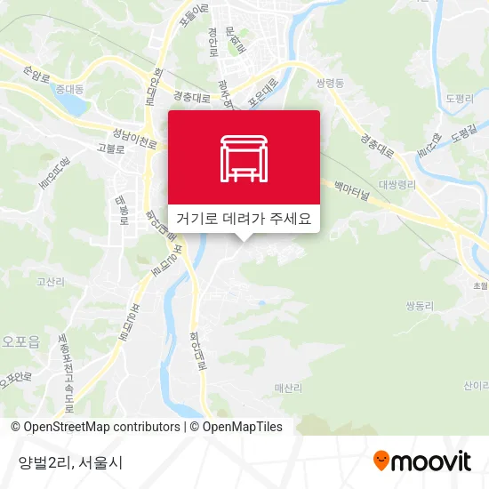 양벌2리 지도