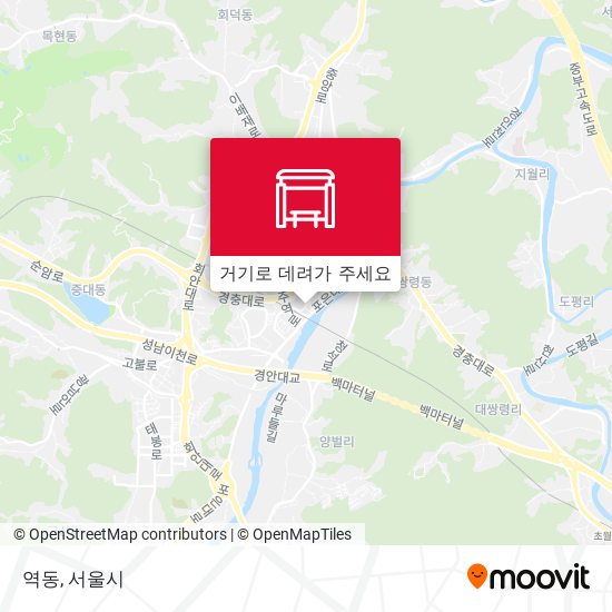 역동 지도