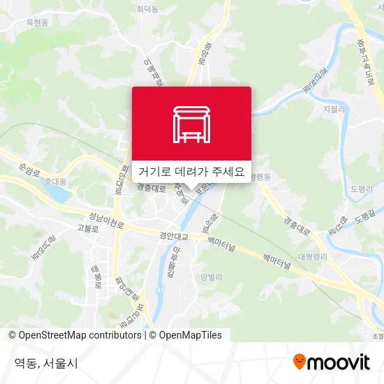 역동 지도