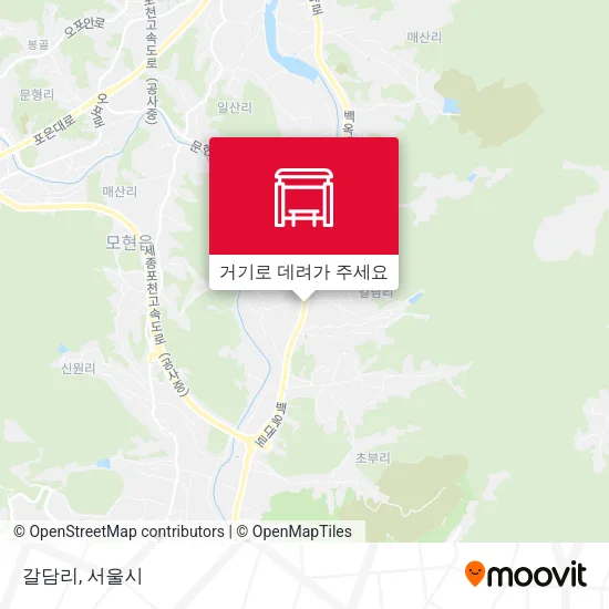 갈담리 지도
