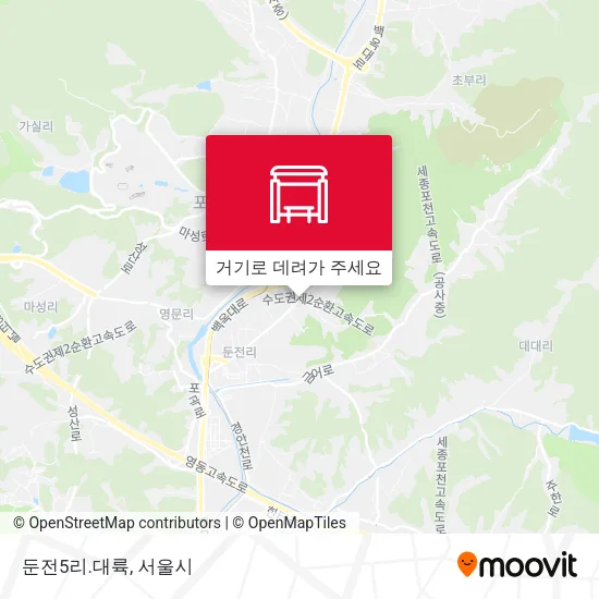 둔전5리.대륙 지도