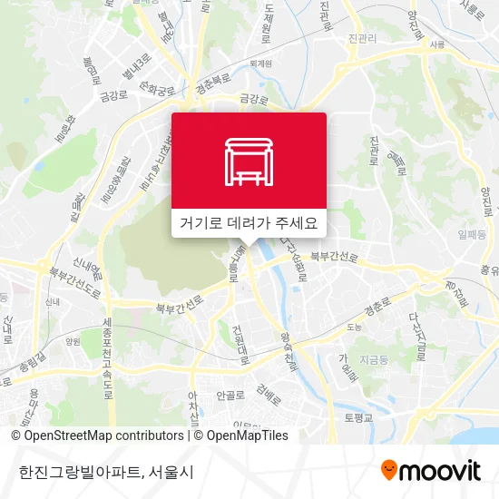 한진그랑빌아파트 지도